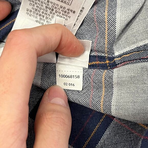 Brooks Brothers 1818 Regent Blue Gray Mens XL Buffalo Plaid Button Down Shirt‎ - Picture 7 of 8